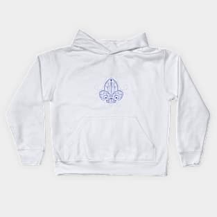 Fleur de lis trinity Kids Hoodie